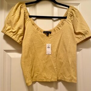 Banana Republic Yellow Short Sleeve Tee - S